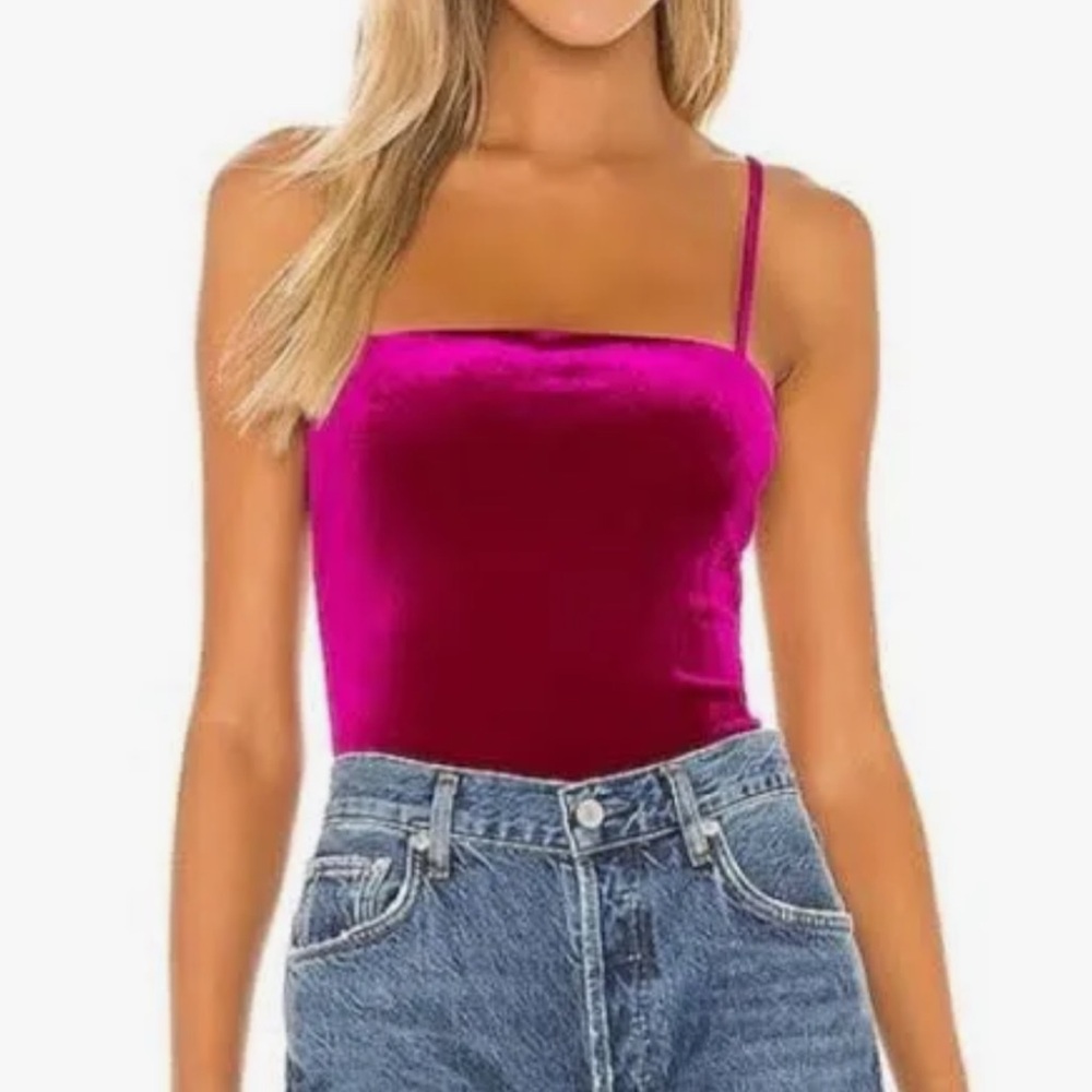 Lovers and friends velvet bodysuit. Size small. Like new.